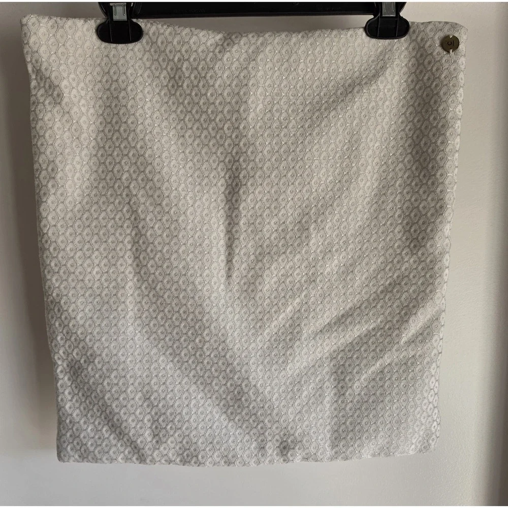 West Elm Cushion Cover Cream Classic Decorative Square Cushion Sham 17x17